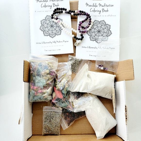 Long Purple White Mediation Yoga Bead Stone Amethyst Color Jewelry Necklace - Picture 4 of 4